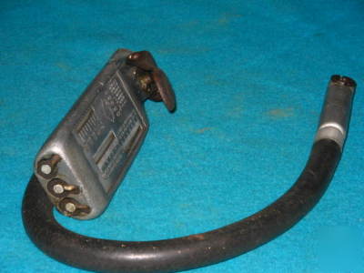 Diamond-u air hose tire inflator/gage (antique)compress