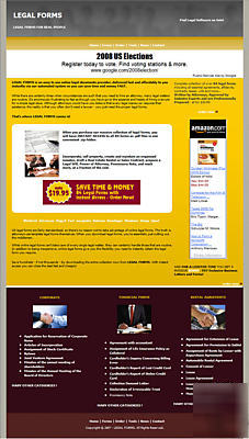 Legal form turnkey website online web business for sale