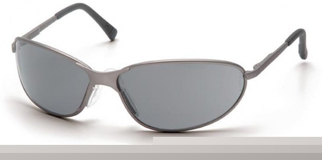 Pyramex zone ii metal safety eyewear - gray lens, gun