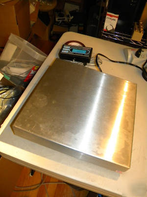 Weigh-tronix 3732 lp 100 lb x .02 lb scale, stainless