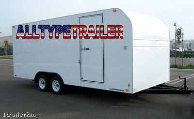 2009 enclosed motorcycle atv car hauler utility trailer