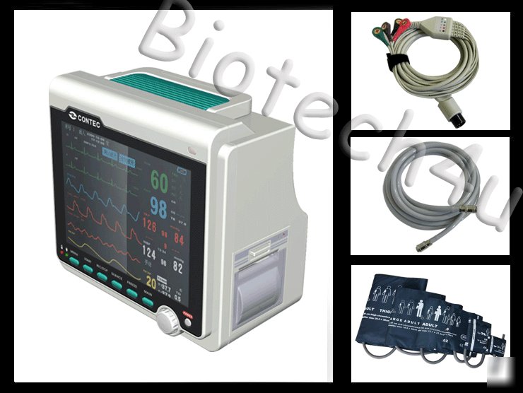 6-parameters portable patient monitor&inside printer