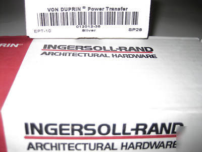 Access control power transfer ept-10 ingersoll-rand