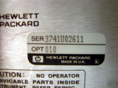 Hp agilent 83220E dcs/pcs interface with opt 10