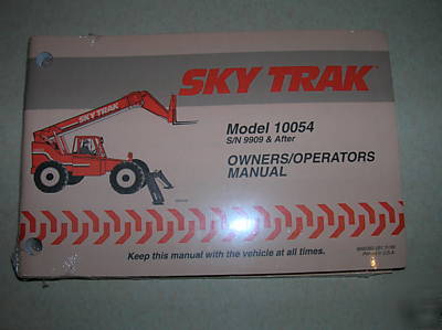 New skytrak 10054 owners / operators manual #8990362 * *