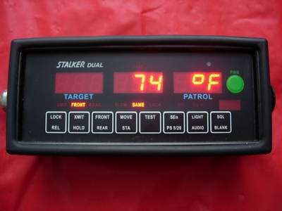 Stalker police radar gun sealed remote with cable 