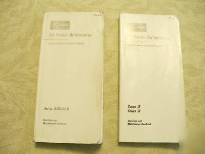 Ge fanuc set of 2 operations and maintenance handbooks