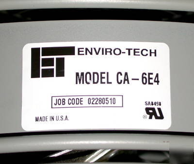 New brand enviro-tech head cooling fan model #ca-6E4