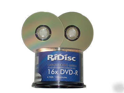 15 ridisc dvd-r 16X 4.7/120MIN lightscribe discs v 1.2