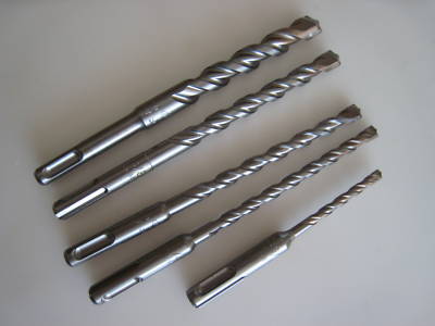 5 piece small rotary hammer drill masonry bit set (sds)