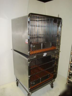 Dog canine animal stainless steel cage top of the line 