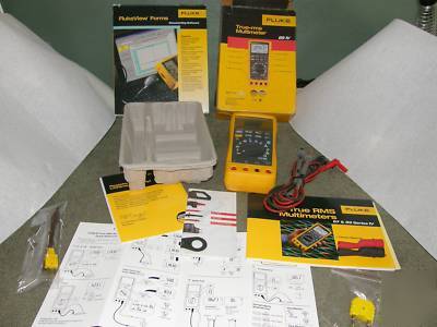 Fluke 89 iv trms digital multimeter tech's meter extras