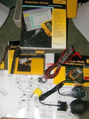 Fluke 89 iv trms digital multimeter tech's meter extras