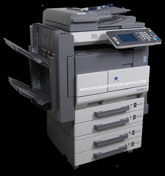 Konica minolta bizhub 350 copier,printer,fax,scan 