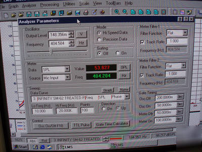 Lms linear x audio analyzer speaker measurement system