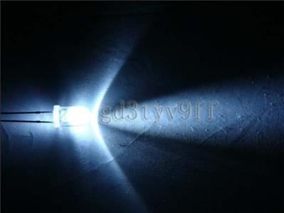 20 pcs 5MM white led lamp 10000 mcd ultra light bulb