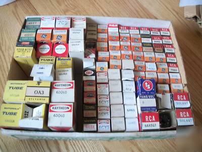 90+ vin tubes rca,ge,dumont,amperite,raytheon + more...