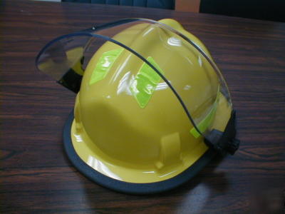 Cairns #360SFS yellow rescue helmet w/ faceshield, nfpa