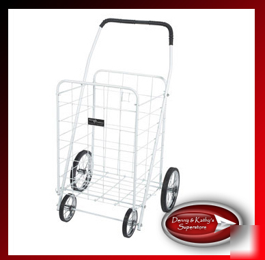 New easy wheel shopping cart white 6003644