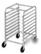 New under counter aluminum bun pan rack - 8 pan