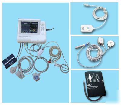 Nib colortft maternal/fetal monitor fhr+SPO2+pr+ecg+ p