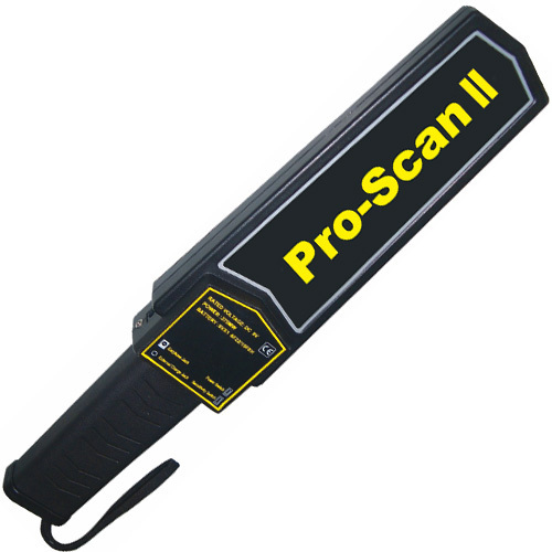 Pro-scan ii 2 metal weapon detector scanner gun knife