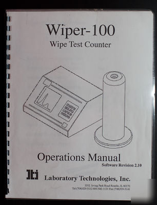 Wiper-100 wipe test counter 4096 channel analyzer