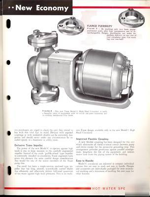 1949 bulletin trane co hot water heating specialties 