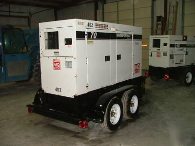 2005 multiquip silent generator 60KW diesel 1 & 3 phase