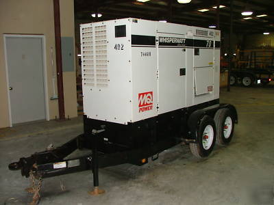 2005 multiquip silent generator 60KW diesel 1 & 3 phase