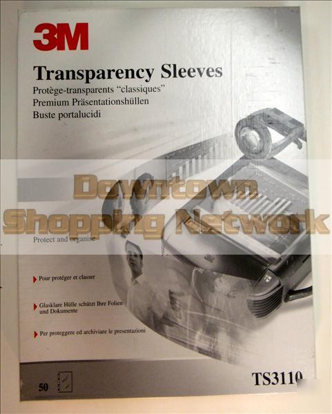 3M transparency sleeves 50 sheets TS3110