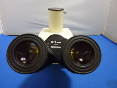 Nikon ergonomic trinocular microscope head / tube