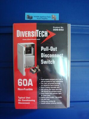Pull-out disconnect switch 60A non-fusible dds-6OU