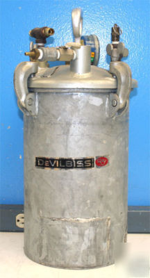 Devilbiss qm-5508 5-gallon pressure feed tank