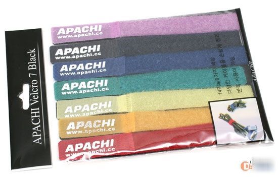 New 14 piece velcro cable & wire clips ties tidy up 