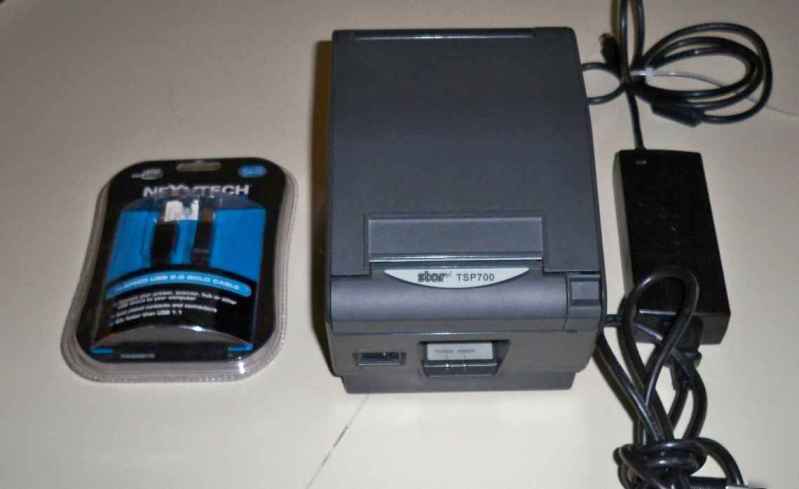 Nice star tsp 700 usb thermal printer & cables TSP700