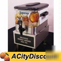 Used curtis s/s 1.5 gal iced tea urn dispenser w/ stand