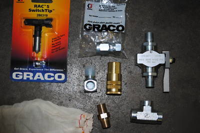 Graco dispense kit 222079 w/ silver spray gun, series a