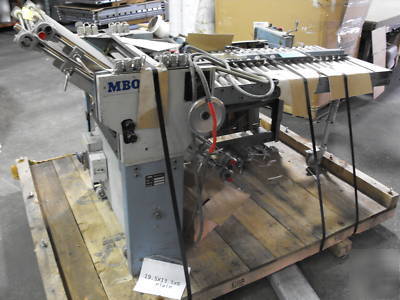 Mbo folding machines - t-49/44 main unit & 8 page