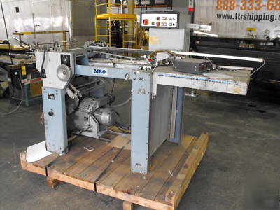 Mbo folding machines - t-49/44 main unit & 8 page