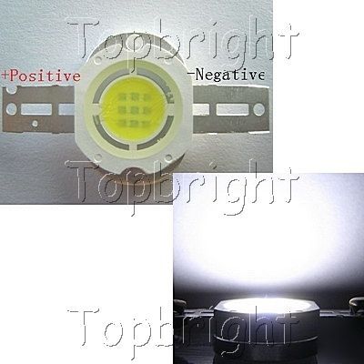 New 3 pcs 10W watt star high power white led 750 lumen 