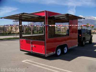 New enclosed event vender catering concession trailer