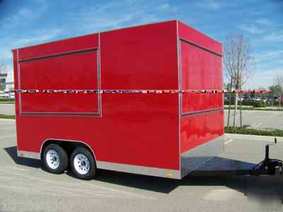 New enclosed event vender catering concession trailer