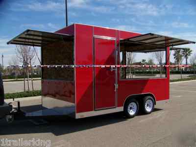 New enclosed event vender catering concession trailer