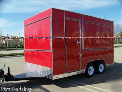 New enclosed event vender catering concession trailer