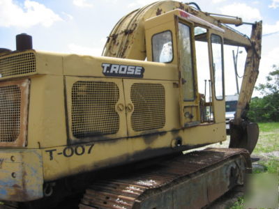 Warner swasey hop to track hoe excavator