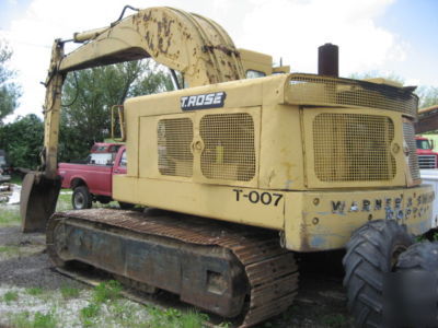 Warner swasey hop to track hoe excavator