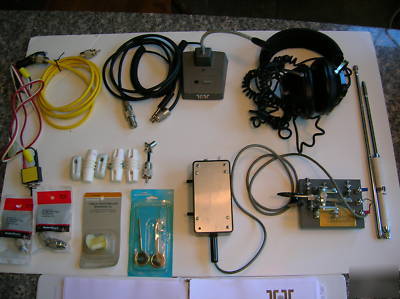 Ten tec argosy ii transciver, antenna tuner, and acc.