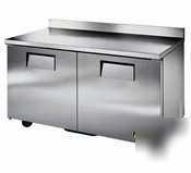 True twt-60F| double door freezer work top| 15-1/2CUFT