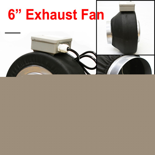 6 in inline hydroponics exhaust fan duct blower